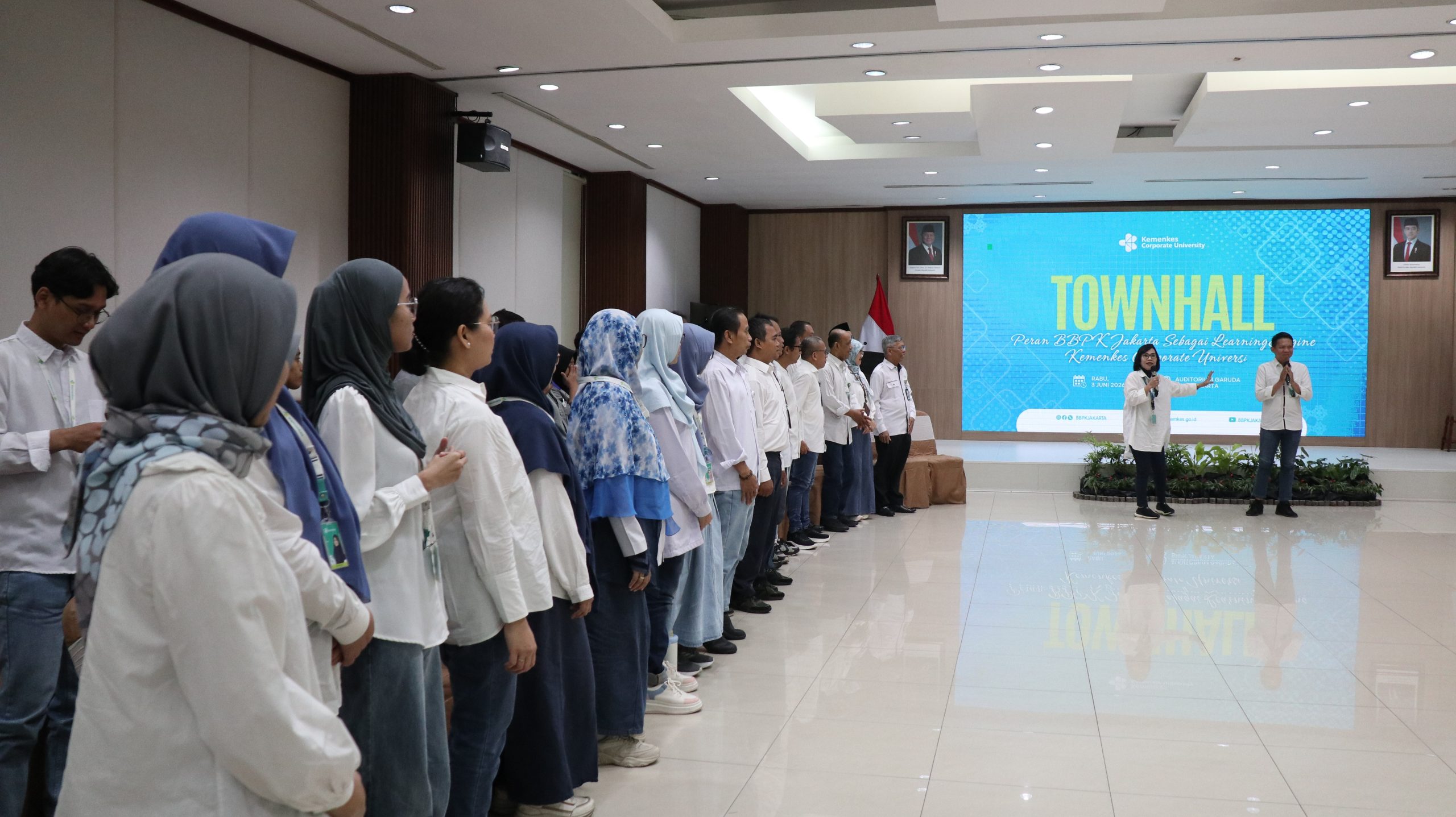 Townhall Budaya Kerja Corporate University di BBPK Jakarta